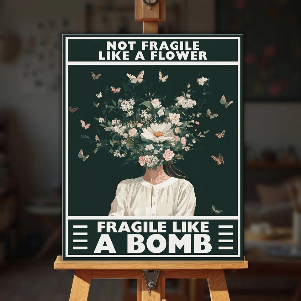 Fragile Like a Bomb paint by numbers kit