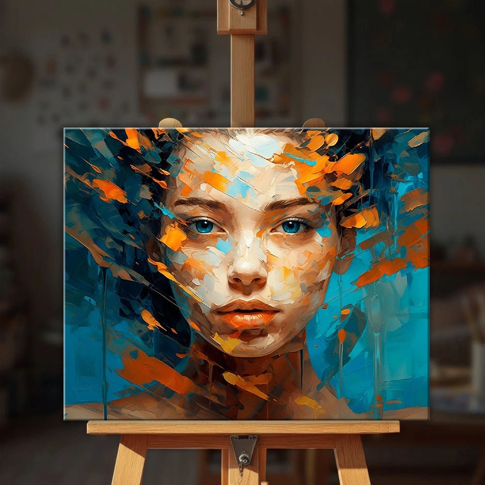 Fragmented Beauty paint by numbers kit