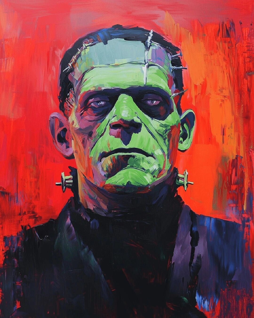 Frankenstein's Monster paint by numbers kit