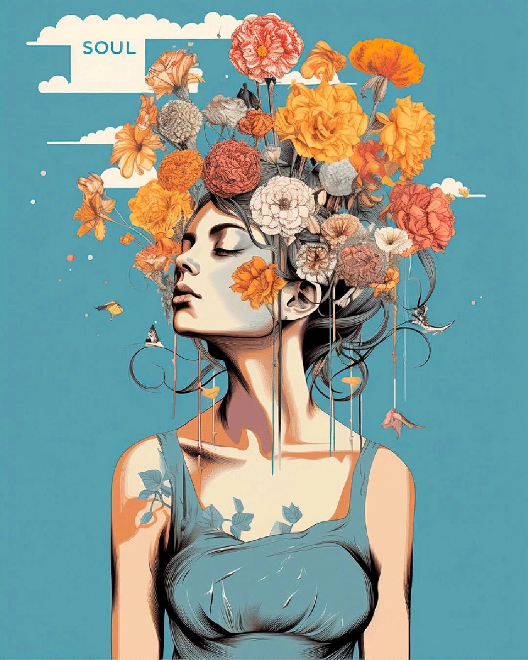 Freedom of the Soul paint by numbers kit
