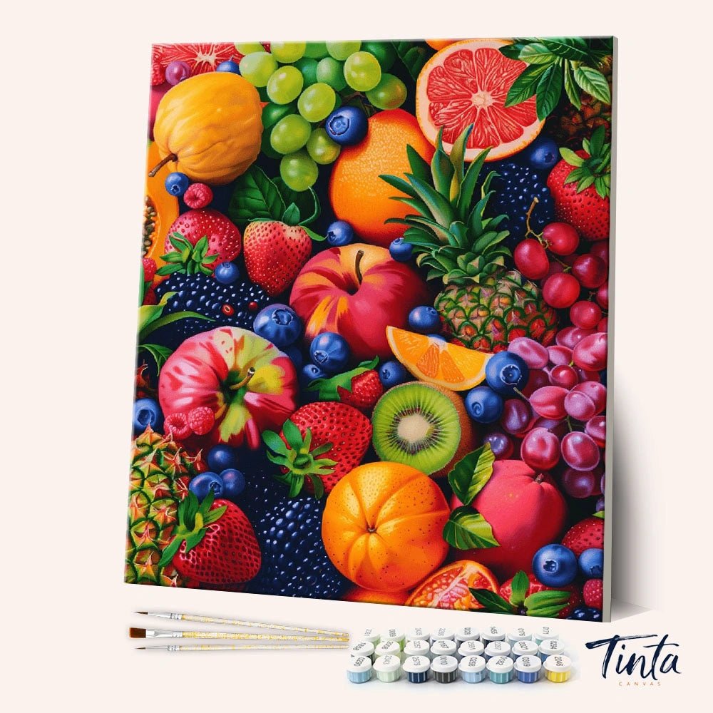Fruit Rhapsody paint by numbers kit