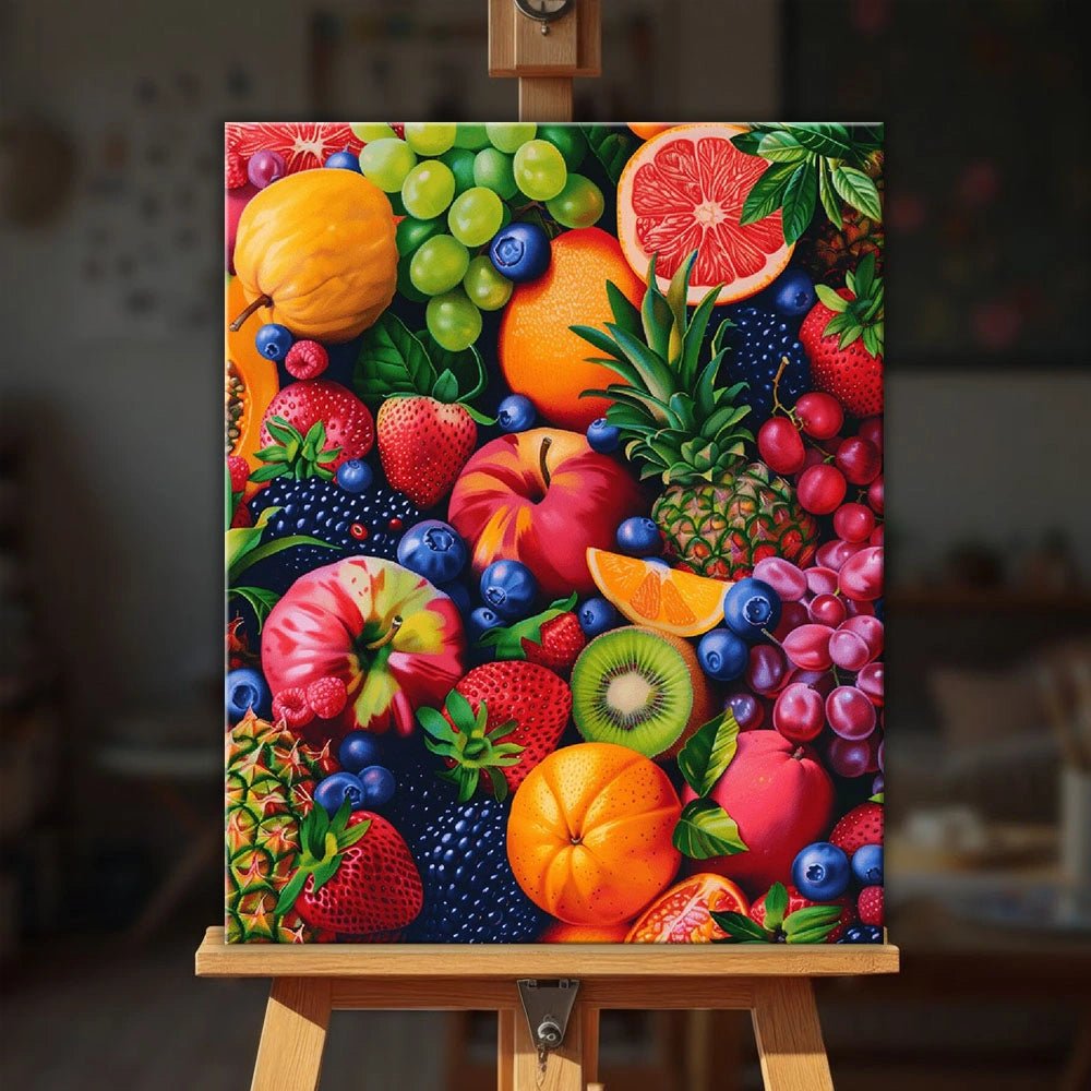Fruit Rhapsody paint by numbers kit