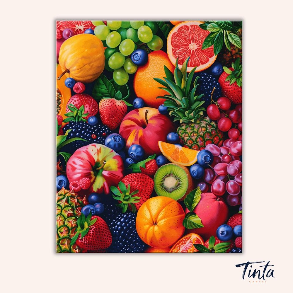 Fruit Rhapsody paint by numbers kit