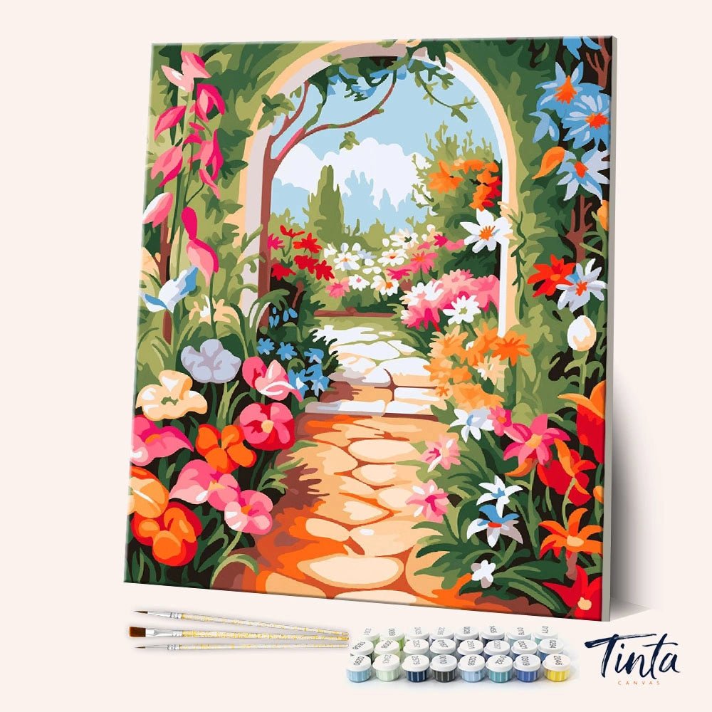 Garden Entrance paint by numbers kit