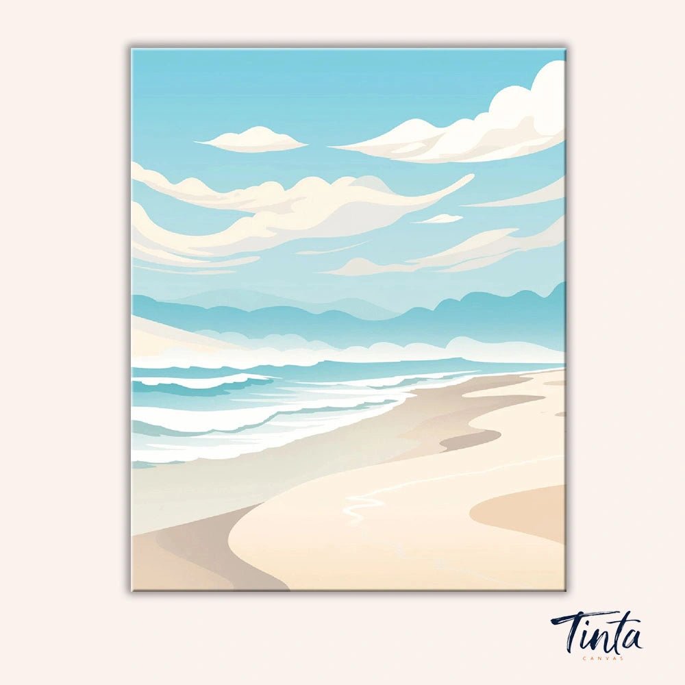 Gentle Wave Coast paint by numbers kit