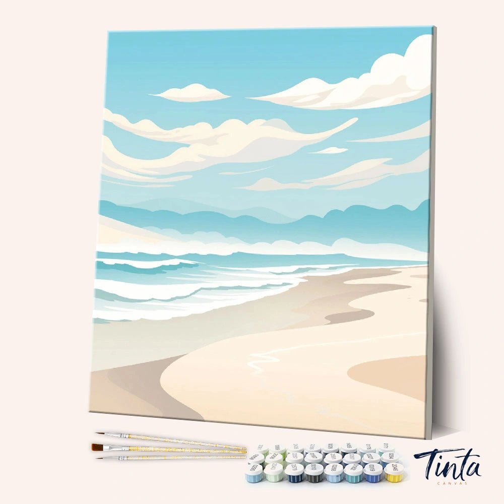 Gentle Wave Coast paint by numbers kit