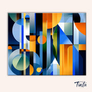 Geometric Symphony paint by numbers kit