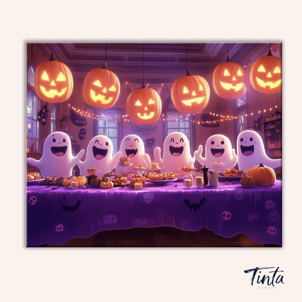 Ghost Gathering paint by numbers kit