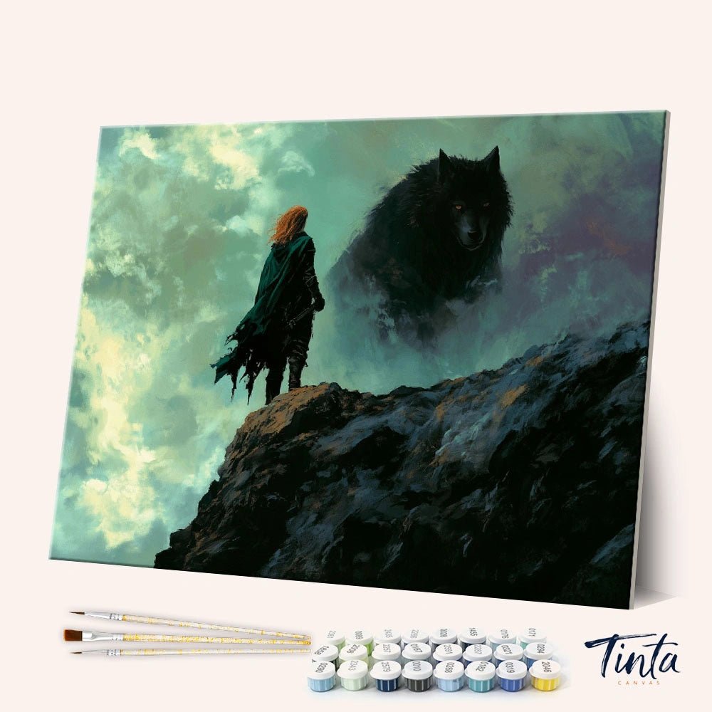 God of Mischief paint by numbers kit