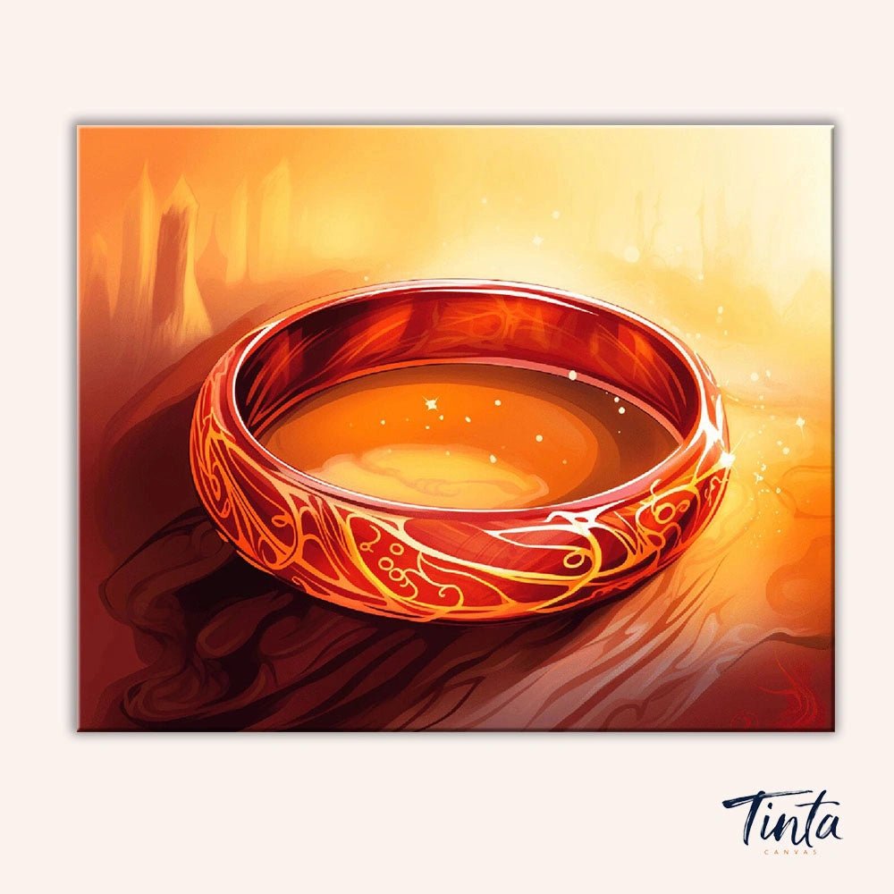 Golden Ring paint by numbers kit