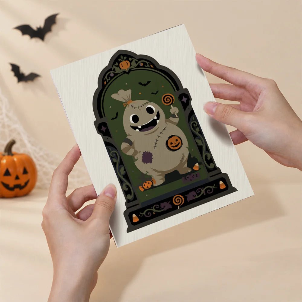 Haunted Portraits - Mini Paint by Numbers (6 Pieces) paint by numbers kit