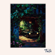 Hidden Garden Drive paint by numbers kit