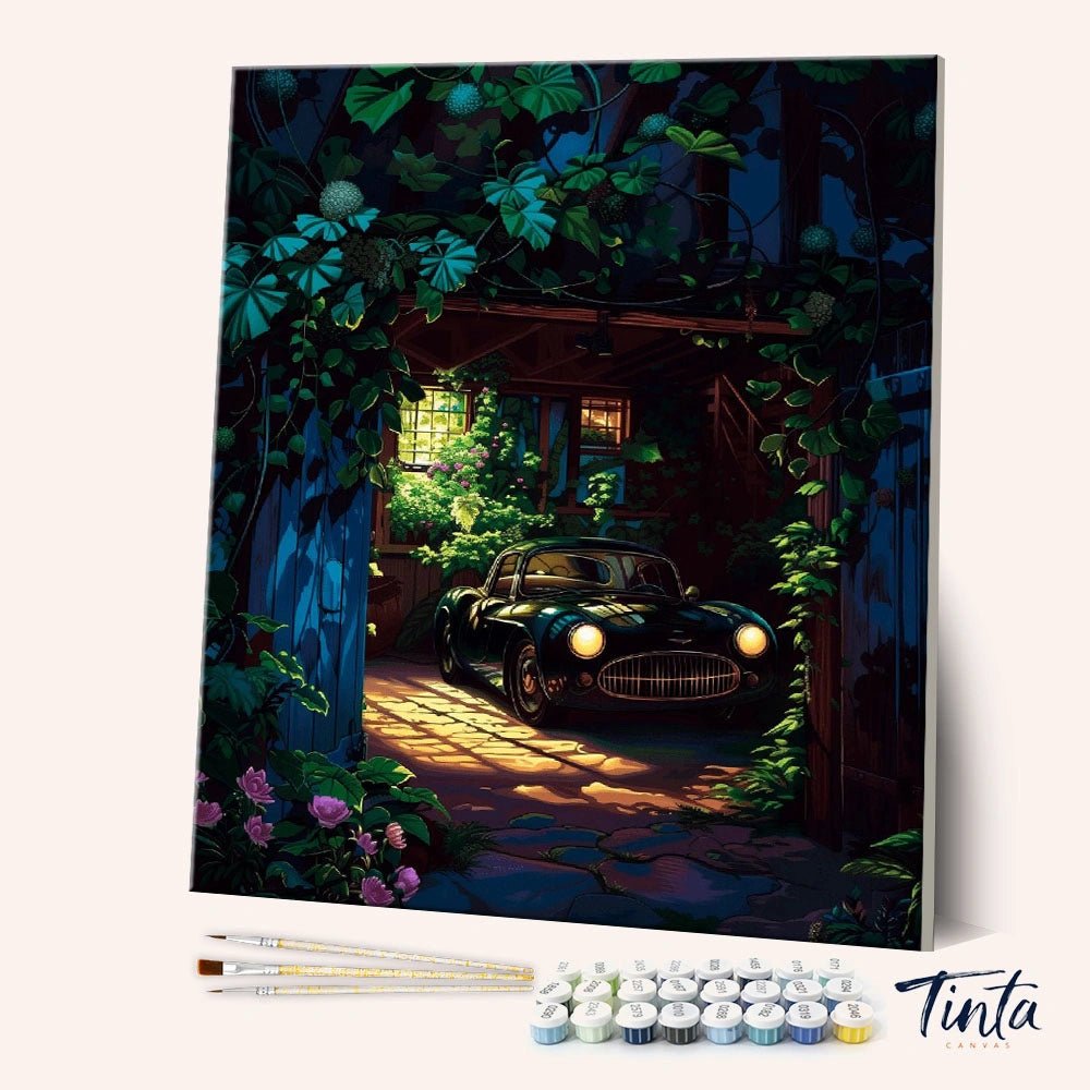 Hidden Garden Drive paint by numbers kit