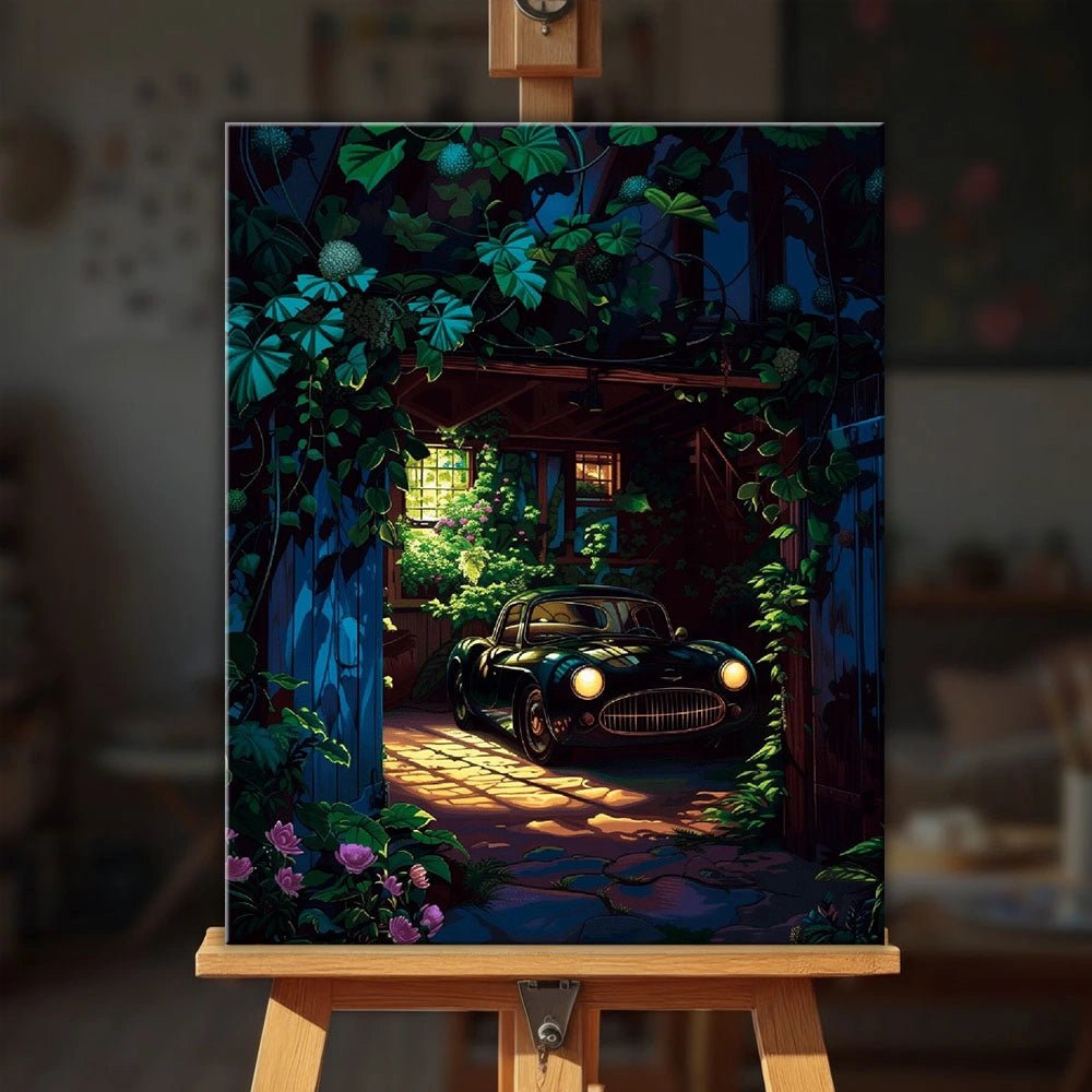 Hidden Garden Drive paint by numbers kit