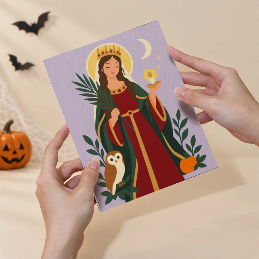 Holy Haunts - Mini Paint by Numbers (6 Pieces) paint by numbers kit