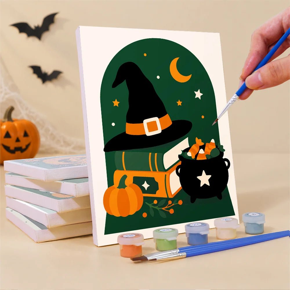 Midnight Icons - Mini Paint by Numbers (6 Pieces) paint by numbers kit