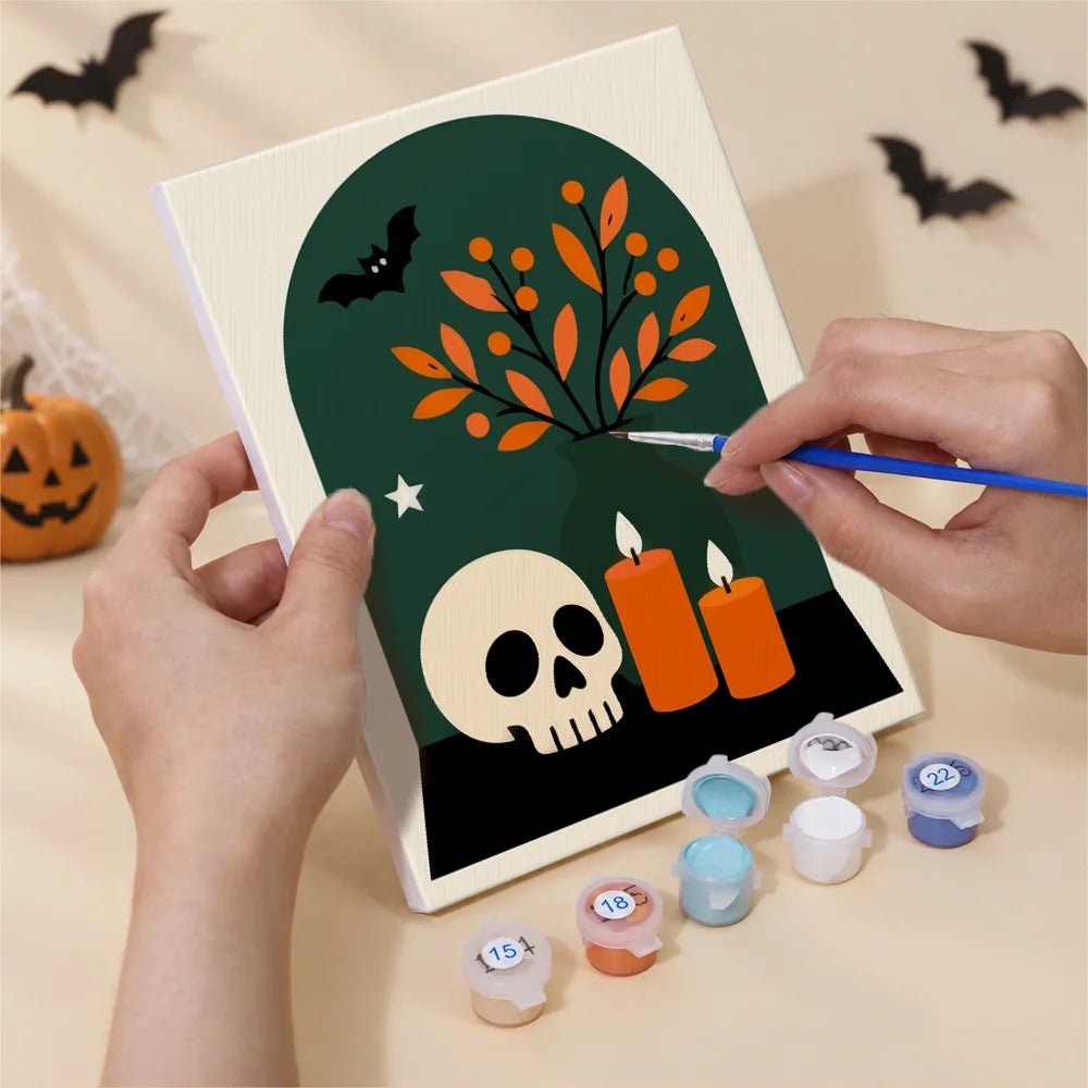 Midnight Icons - Mini Paint by Numbers (6 Pieces) paint by numbers kit
