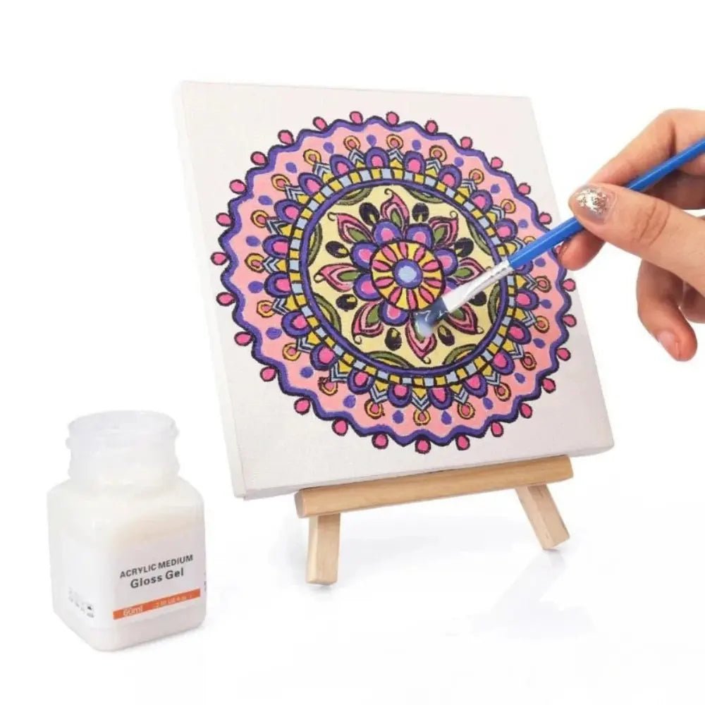 Primer Gesso - Acrylic Medium paint by numbers kit