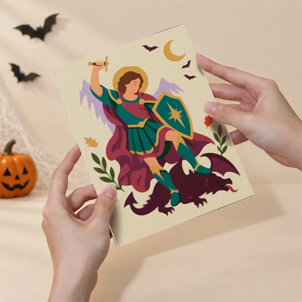 Saintly Harvest - Mini Paint by Numbers (6 Pieces) paint by numbers kit