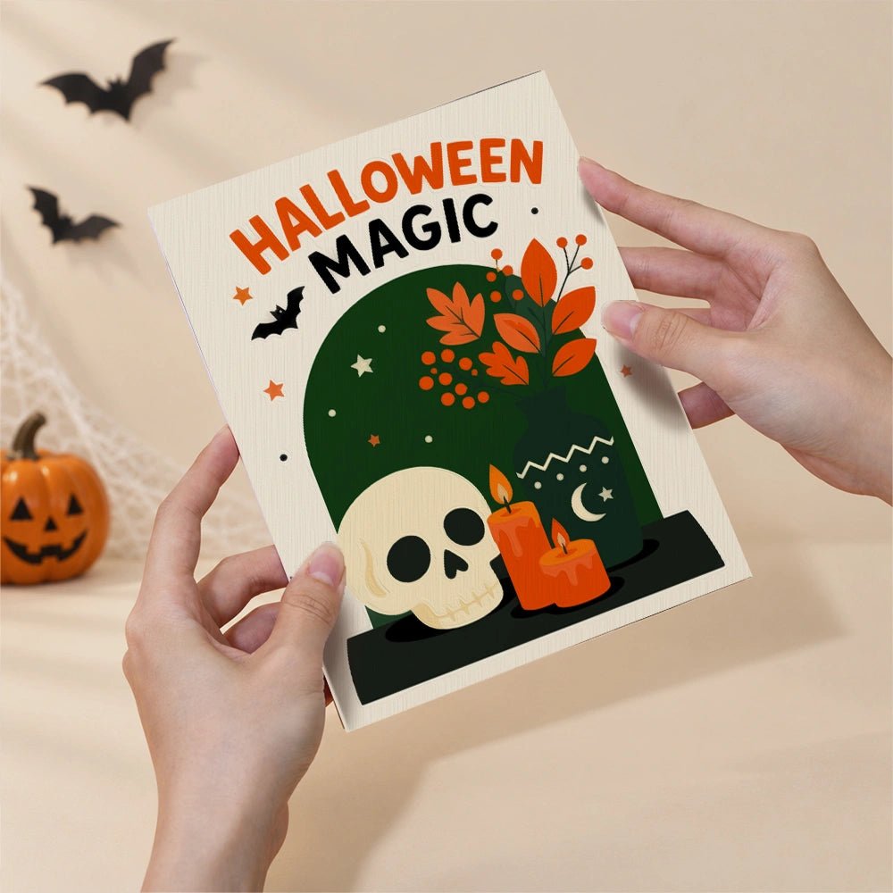Spooky Greetings - Mini Paint by Numbers (6 Pieces) paint by numbers kit