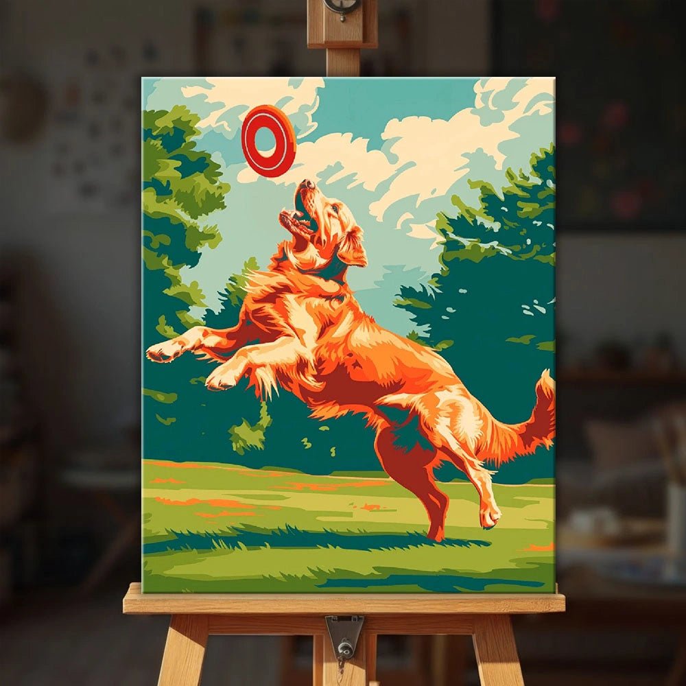 The Perfect Catch paint by numbers kit