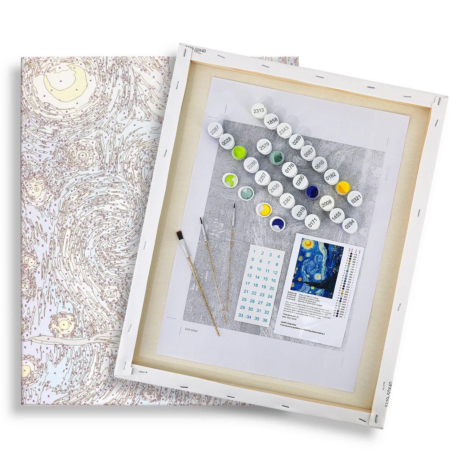 tinta-canvas-framed-paint-by-numbers-kit-complete-set-back-view