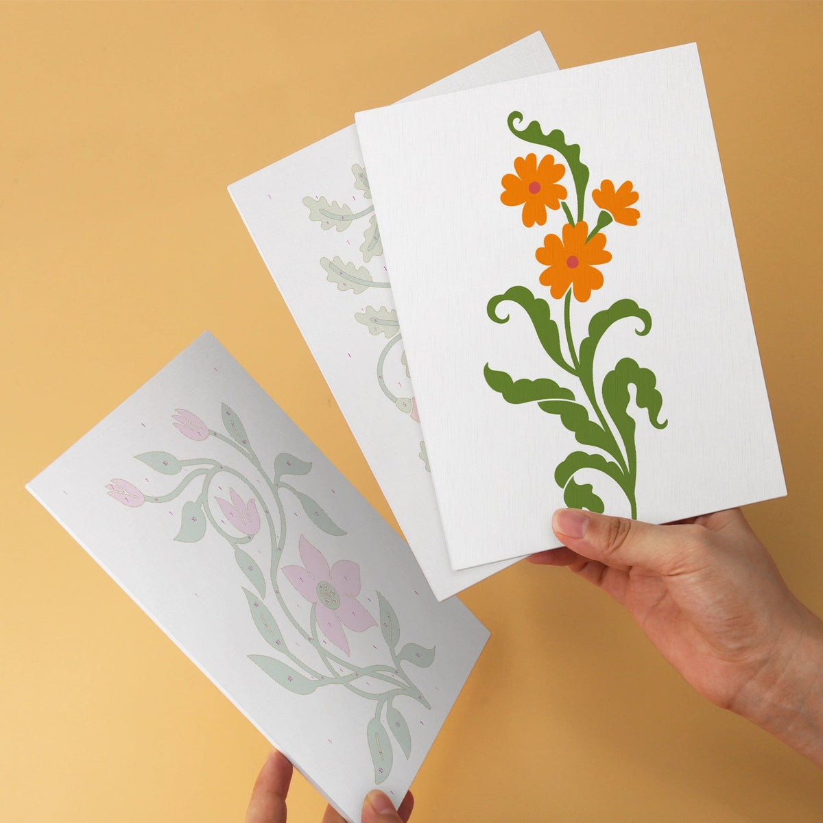 Wildflower Stems - Mini Paint by Numbers (6 Pieces) paint by numbers kit